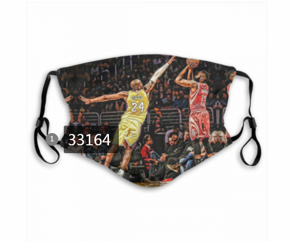 2021 NBA Los Angeles Lakers #24 kobe bryant 33164 Dust mask with filter